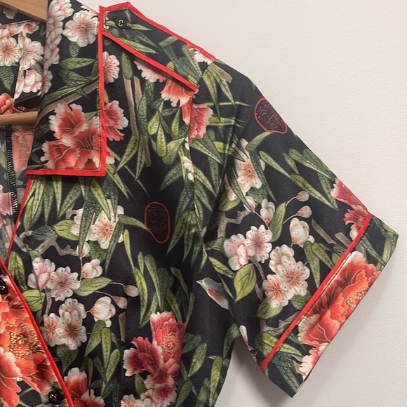 We are HAH Dress Womens Small wrap around Perfectly Tailored MIDI Dress Floral - Picture 6 of 12